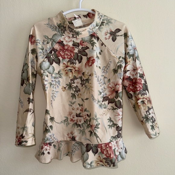 Zimmermann Waverly Floral Kids Rashguard $190 Size 2 toddler - Picture 1 of 7
